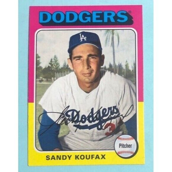 4,Cards Los Angeles Dodgers,Sandy Koufax 2010,2011, 2013 & 2016 Commemorative - Picture 2 of 9
